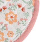 Freddie pannenlap onderzetter rond roze 20 cm