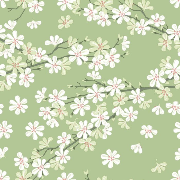 Duni servetten cherry tree 20 stuks 33 x 33 cm