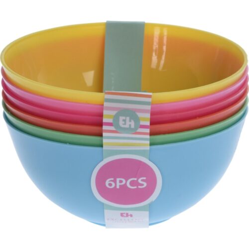 Schaal set 6 stuks 600 ml