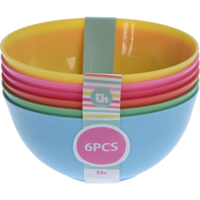 Schaal set 6 stuks 600 ml