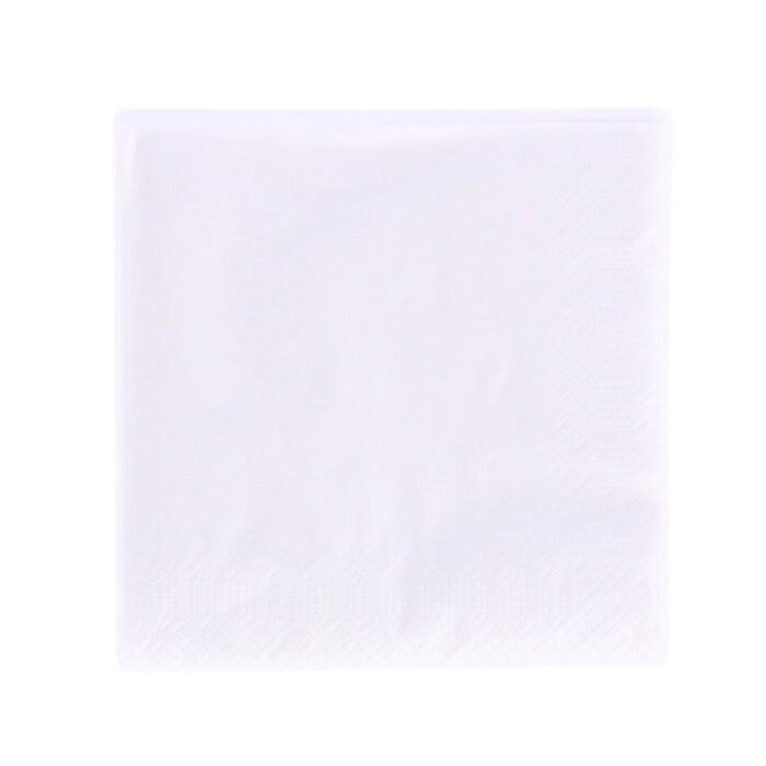 Servetten White 24x24 cm - Afbeelding 2