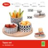 Tapasset rond 4 delig