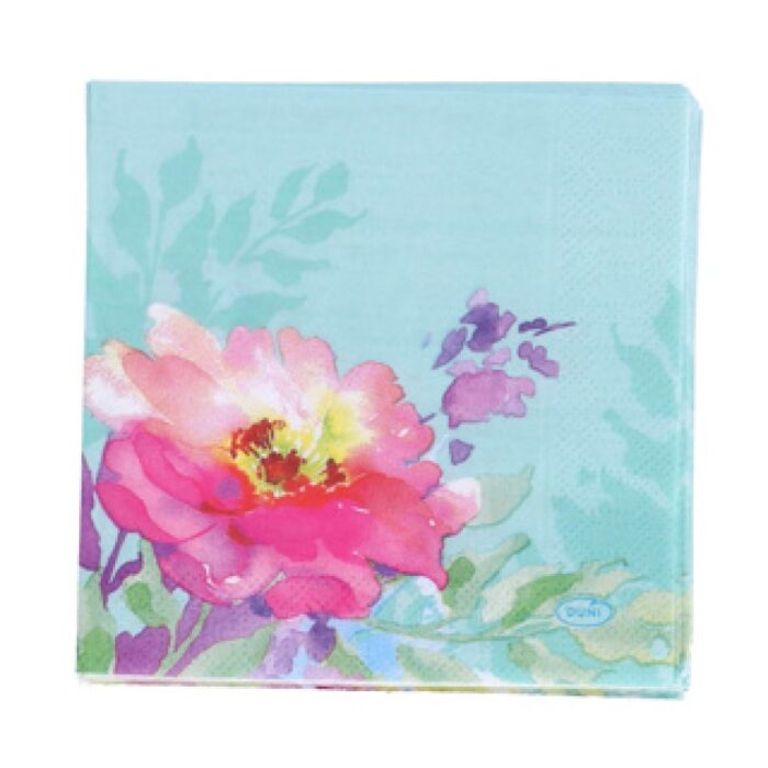 Servetten Flowy Floral 24x24 cm - Afbeelding 3