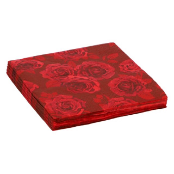 Servetten Rich Roses 33x33 cm - Afbeelding 4