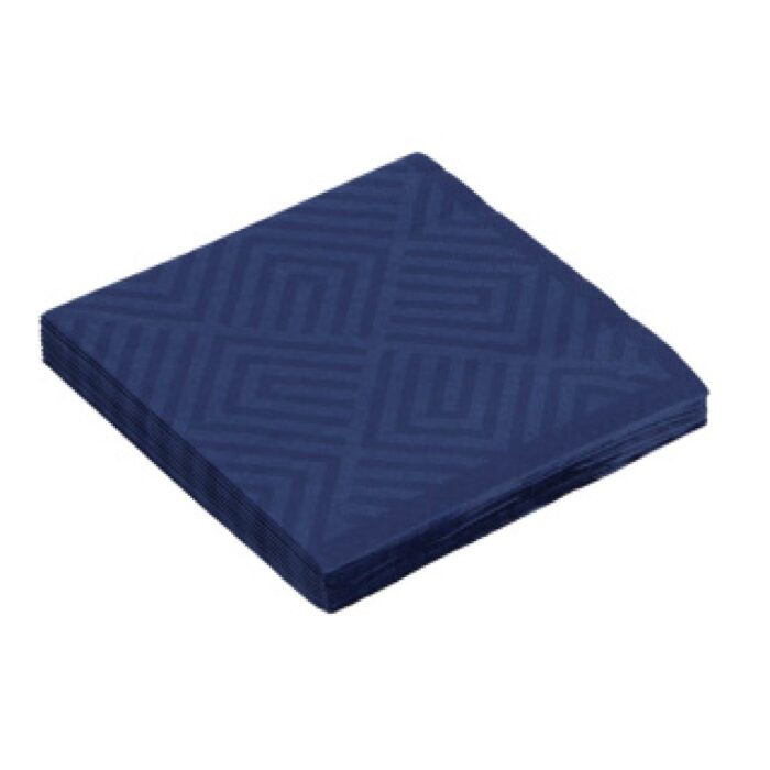 Servetten Mosaic Dark Blue 33x33 cm - Afbeelding 4