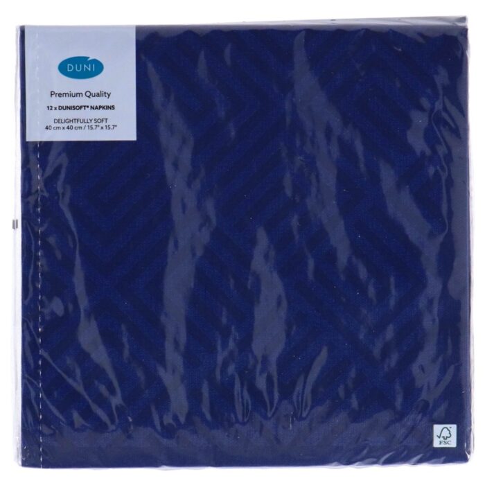 Servetten Mosaic Dark Blue 40x40 cm