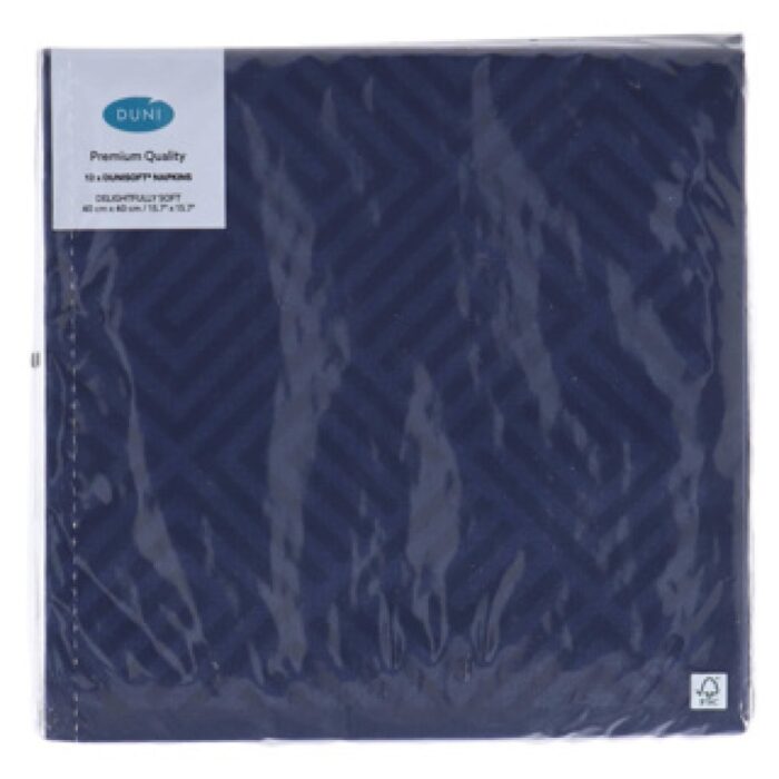 Servetten Mosaic Dark Blue 40x40 cm - Afbeelding 2