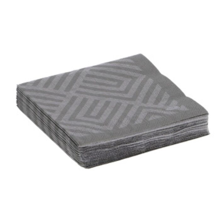 Servetten Mosaic Granite Grey 24x24 cm - Afbeelding 4
