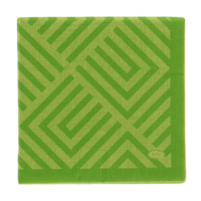 Servetten Mosaic Kiwi 24x24 cm - Afbeelding 3