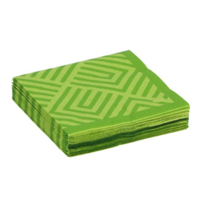 Servetten Mosaic Kiwi 24x24 cm - Afbeelding 4