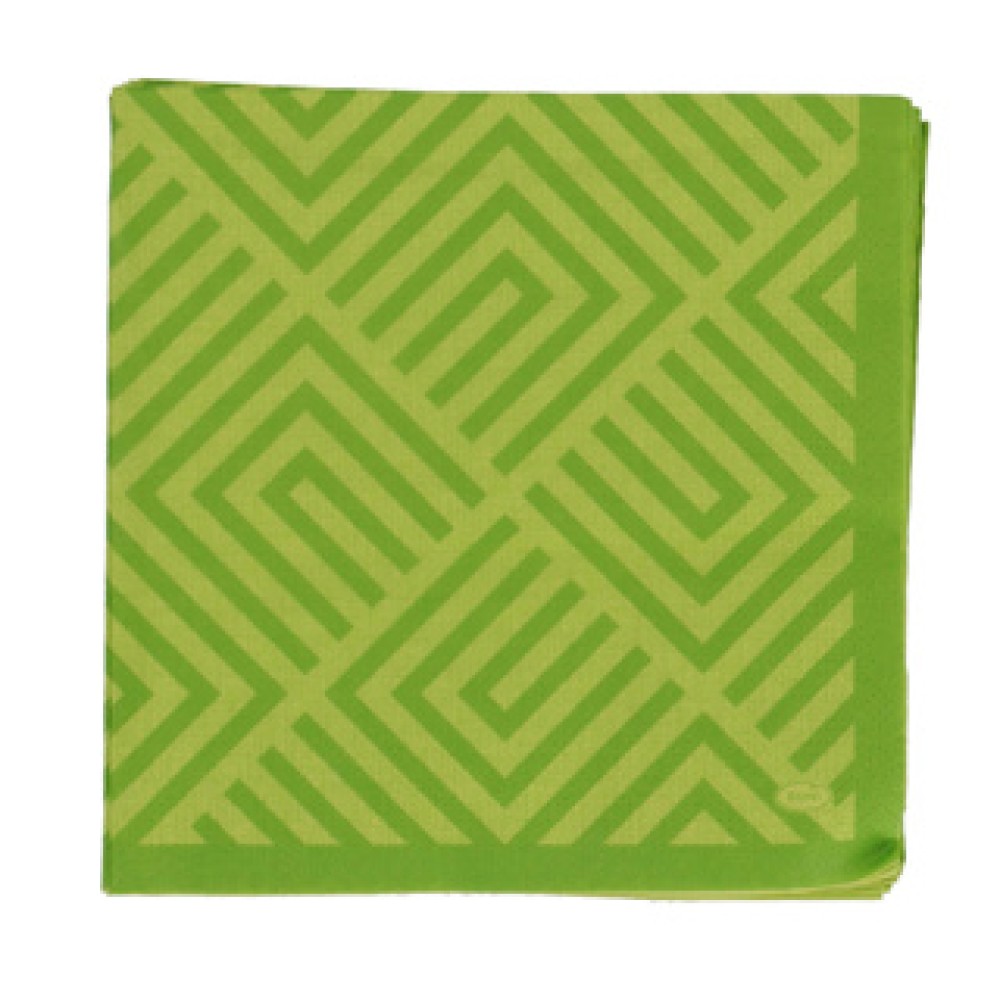 Servetten Mosaic Kiwi 33x33 cm - Afbeelding 3