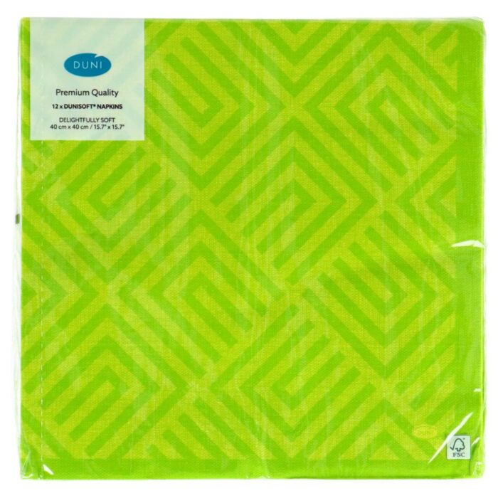 Servetten Mosaic Kiwi 40x40 cm