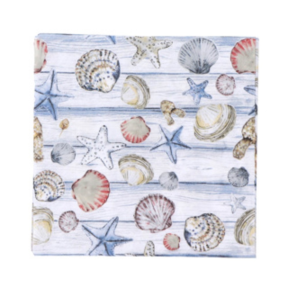 Servetten Beach Shells 33x33 cm - Afbeelding 3
