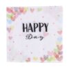 Servetten Hearts Happy 33x33 cm