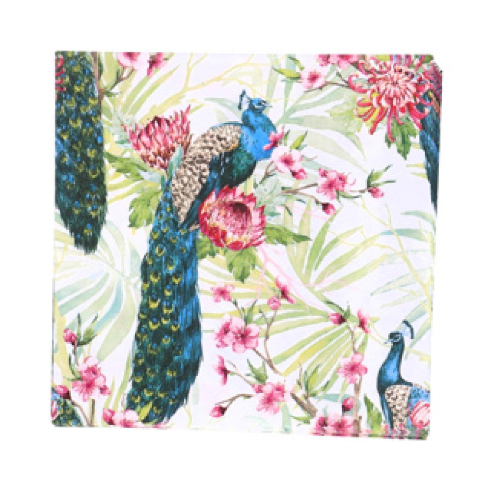 Servetten Tropic Peacock 33x33 cm - Afbeelding 3