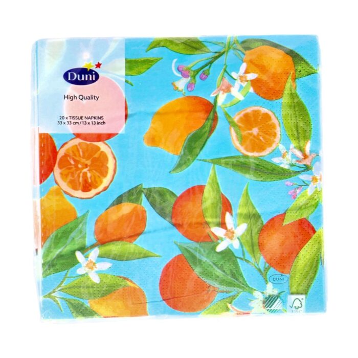Servetten Lemon Tree 33x33 cm