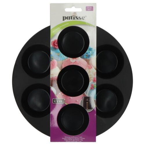 Airfryer siliconen muffinvorm 7 vaks 21 cm