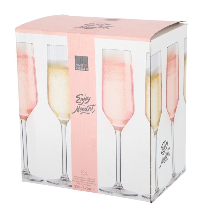 Royal Leerdam Champagneglas moment set 6 21 CL