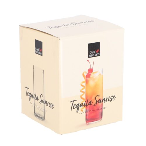 Royal Leerdam Tequila sunrise glas set 4