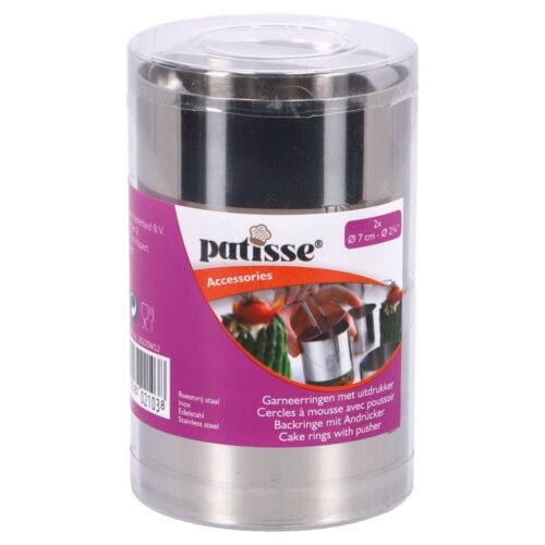 Patisse Garneerringen Set 2-dlg, 7 cm 2 stuks