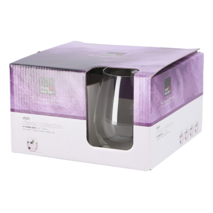 Royal Leerdam Glas style set 4 39 CL