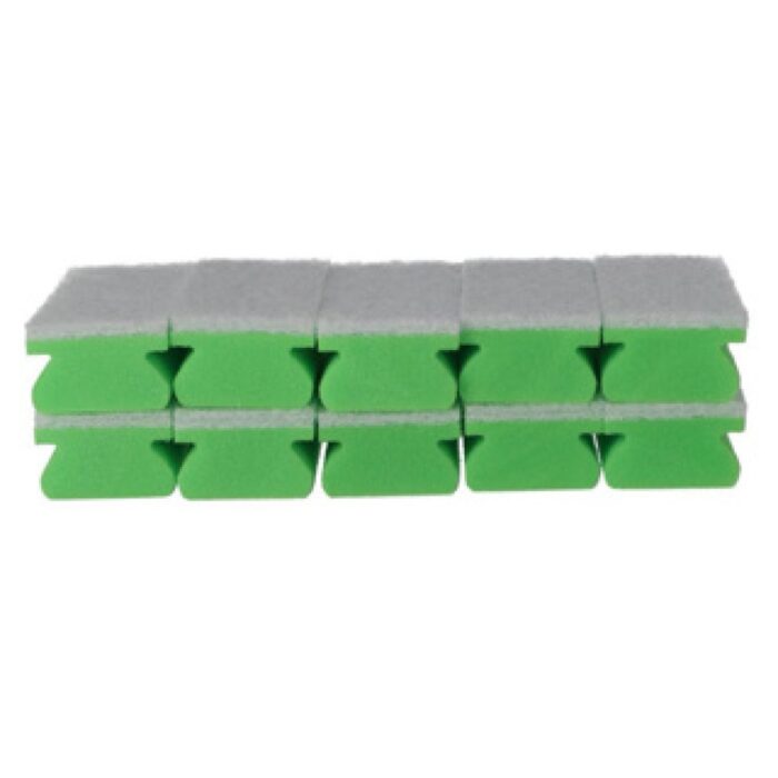 Multy greepsponsen groen/wit 10 stuks - Afbeelding 4