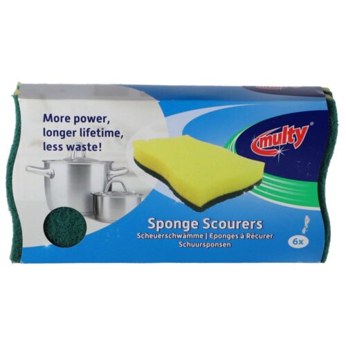 Multy schuursponsen 6 stuks