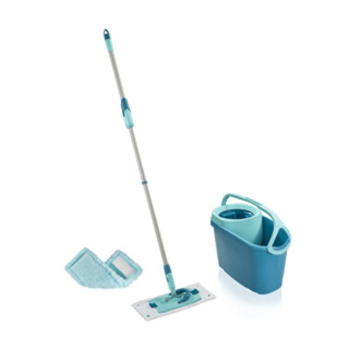 Leifheit clean twist vloerwisser m klittenband ergo - 33 cm dweil set compleet + static doek - Afbeelding 2