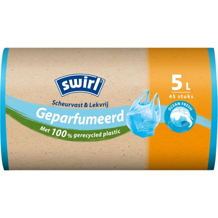 Swirl pedaalemmerzak geparfumeerd 5 l 45 stuks