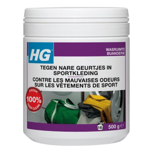HG tegen nare geurtjes in sportkleding wasmiddeltoevoeging