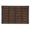 Deurmat mudbuster 40 x 60 cm rubber met kokos