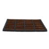 Deurmat mudbuster 40 x 60 cm rubber met kokos