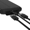 Ansmann outdoor powerbank met zonnepaneel , led-lamp, 2x USB-A Poort