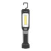 Werkplaatslamp met klein extra lampje en robuuste kunststof behuizing