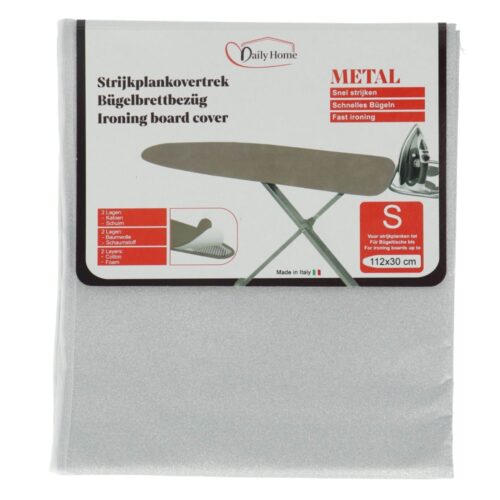 Daily home strijkhoes metal 120x38 cm