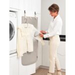 Brabantia Kledingstoomdeken met deurhaken - Grey