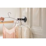 Brabantia inklapbare kledinghaak met zuignap black