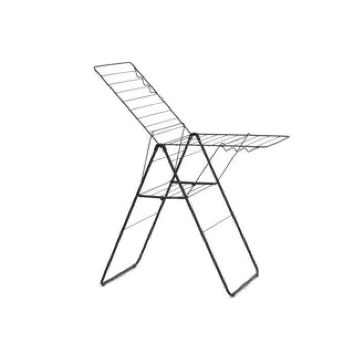 Brabantia HangOn droogrek, 20 m - Matt Black - Afbeelding 2