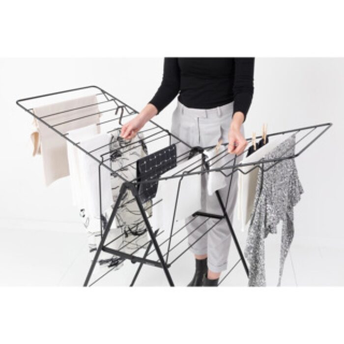 Brabantia HangOn droogrek, 20 m - Matt Black - Afbeelding 5