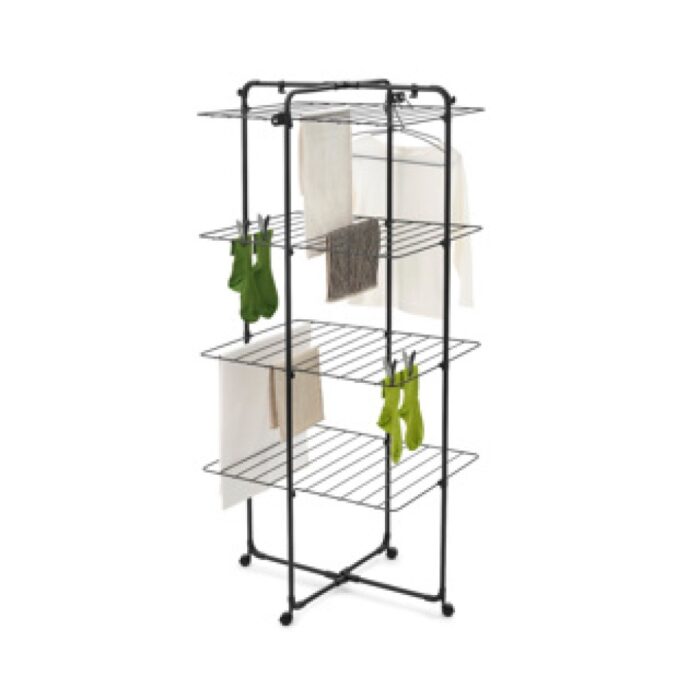 Brabantia HangOn droogtoren 30 meter matt zwart - Afbeelding 2