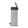 Curver Pedaalemmer Decobin duo 26L/26L  Zilver metallic