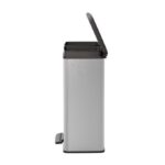 Curver Pedaalemmer Decobin duo 26L/26L  Zilver metallic