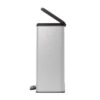 Curver Pedaalemmer Decobin duo 26L/26L  Zilver metallic