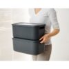Decoratie opbergbox Albula Light 12 L antraciet