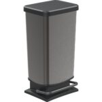 Pedaalemmer - afvalbak 40 l PASO grafiet
