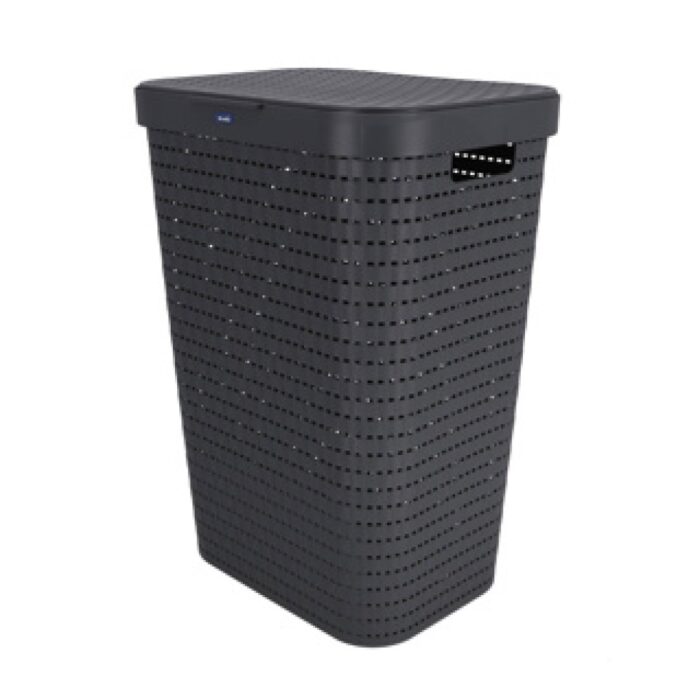 Wasmand 55 L COUNTRY antraciet - Afbeelding 2