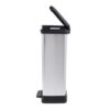 Curver Pedaalemmer Decobin Duo 23L/23L  Zilver metallic
