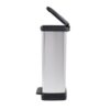Curver Pedaalemmer Decobin Duo 23L/23L  Zilver metallic