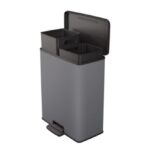 Curver Pedaalemmer Decobin Duo 26L/26L Cool Grey