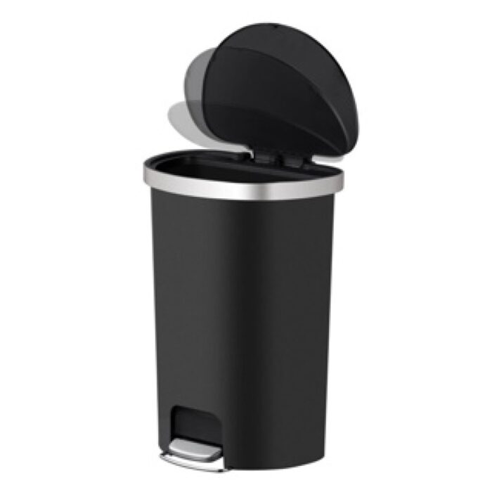 Eko hana pedaalemmer 55l zwart ingebouwde wielen - Afbeelding 4